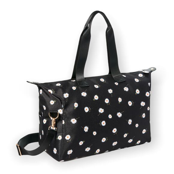 Alice + Olivia x Stacey Bendet Duffel Weekender Bag Daisy Print Ditsy Floral - Picture 1 of 4
